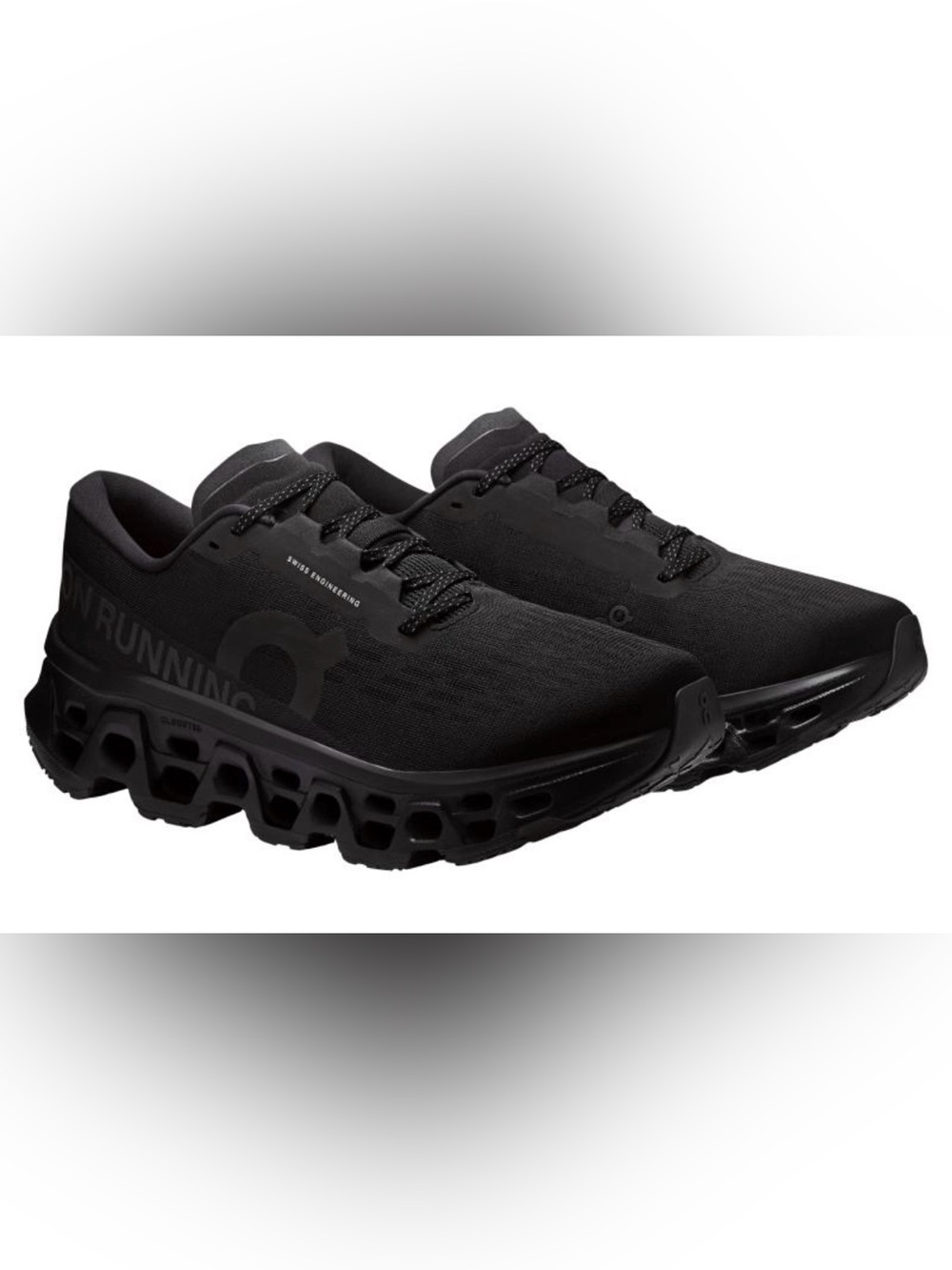 On Cloudmonster 3 Men’s Running Shoes Black/Black Size 9.5